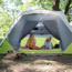 Core Equipment 6 Person Instant Cabin Tent with Awning, Green/Gray, 11 x 9 ft, 40059