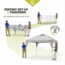 Core Equipment Instant Canopy, Gray, 10x10 ft, 40017