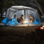 Core Equipment Lighted 10 Person Instant Cabin Tent w/Screen Room, Green/Gray, 14 x 14.5 ft, 40063