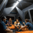 Core Equipment Lighted 12 Person Instant Cabin Tent, Blue/Gray, 18 x 10 ft, 40064