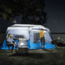 Core Equipment Lighted 9 Person Instant Cabin Tent, Blue, 14 x 9 ft, 40062