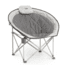 Core Equipment Oversized Padded Round Chair, Gray, 37 x 34 x 35 in, 40025