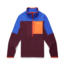 Cotopaxi Abrazo Half-Zip Fleece Jacket - Mens, Blue Violet/Wine, Extra Small, DOR-F23-BVWI-M-XS
