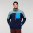 Cotopaxi Abrazo Half-Zip Fleece Jacket - Mens, Bluegrass/Maritime, Small, DOR-F22-BLGMT-M-S
