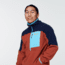 Cotopaxi Abrazo Half-Zip Fleece Jacket - Mens, Maritime & Spice, Extra Large, DOR-S22-MTMSPC-M-XL