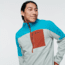 Cotopaxi Abrazo Half-Zip Fleece Jacket - Mens, Mineral Blue & Brush, Small, DOR-S22-MIBBSH-M-S