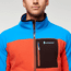 Cotopaxi Abrazo Half-Zip Fleece Jacket - Mens, Saltwater/Canyon, Extra Small, DOR-F22-SWCN-M-XS