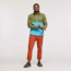 Cotopaxi Amado Fleece - Mens, Pine & Poolside, 2Extra Large, AMFJ-S23-PINPL-M-XXL