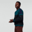Cotopaxi Bandera Sweatshirt - Mens, Deep Ocean/Black, Large, BDSW-F22-DEOBLK-M-L