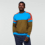 Cotopaxi Bandera Sweatshirt - Mens, Saltwater/Oak, Extra Large, BDSW-F22-SWOAK-M-XL