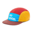 Cotopaxi Camp Life 5-Panel Hat, Saltwater/Chestnut, One Size, FPH-DG-F22-SWCHS-U-OS