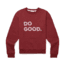 Cotopaxi Do Good Organic Crew Sweatshirt - Womens, Burgundy, Extra Small, DGC-F23-BURG-W-XS