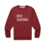 Cotopaxi Do Good Organic Crew Sweatshirt - Womens, Burgundy, 3X, DGCP-F23-BURG-W-3X