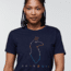 Cotopaxi Electric Llama T-Shirt - Womens, Maritime, Medium, TS-S22-COT-MTM-W-M