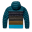 Cotopaxi Fuego Down Hooded Jacket Colorblock - Mens, Deep Ocean Stripes, 3XL, FDJC-F22-DEOCS-M-XXXL