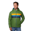 Cotopaxi Fuego Down Hooded Jacket - Mens, Avocado Stripes, Extra Large, FDJ-F20-AVOS-M-XL
