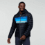 Cotopaxi Fuego Down Hooded Jacket - Mens, Black/Pacific Stripes, 2XL, FDJ-F22-BLKPAS-M-XXL