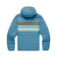 Cotopaxi Fuego Down Hooded Jacket - Mens, Blue Spruce Stripes, Large, FDJ-F23-BLSPC-M-L