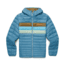 Cotopaxi Fuego Down Hooded Jacket - Mens, Blue Spruce Stripes, Large, FDJ-F23-BLSPC-M-L