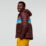 Cotopaxi Fuego Down Hooded Jacket - Mens, Chestnut Stripes, Large, FDJ-F22-CHSNTHS-M-L