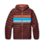 Cotopaxi Fuego Down Hooded Jacket - Mens, Chestnut Stripes, Large, FDJ-F22-CHSNTHS-M-L