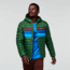 Cotopaxi Fuego Down Hooded Jacket - Mens, Forest Stripes, Small, FDJ-F22-FORES-M-S