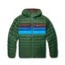 Cotopaxi Fuego Down Hooded Jacket - Mens, Forest Stripes, Small, FDJ-F22-FORES-M-S