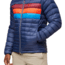 Cotopaxi Fuego Down Hooded Jacket - Mens, Ink Stripes, Small, FDJ-F23-INKS-M-S