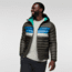Cotopaxi Fuego Down Hooded Jacket - Mens, Iron Stripes, Small, FDJ-F21-IRONS-M-S