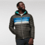 Cotopaxi Fuego Down Hooded Jacket - Mens, Iron Stripes, Small, FDJ-F21-IRONS-M-S