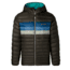 Cotopaxi Fuego Down Hooded Jacket - Mens, Iron Stripes, Small, FDJ-F21-IRONS-M-S