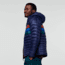 Cotopaxi Fuego Down Hooded Jacket - Mens, Maritime/Currant Stripes, Medium, FDJ-F22-MTCUR-M-M