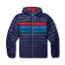 Cotopaxi Fuego Down Hooded Jacket - Mens, Maritime/Currant Stripes, Medium, FDJ-F22-MTCUR-M-M