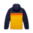 Cotopaxi Fuego Down Hooded Jacket - Mens, Maritime &amp; Sunset, Extra Small, FDJ-S23-MTMSU-M-XS