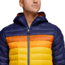 Cotopaxi Fuego Down Hooded Jacket - Mens, Maritime &amp; Sunset, Extra Small, FDJ-S23-MTMSU-M-XS