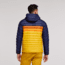 Cotopaxi Fuego Down Hooded Jacket - Mens, Maritime/Sunset, Large, FDJ-S23-MTMSU-M-L