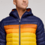 Cotopaxi Fuego Down Hooded Jacket - Mens, Maritime/Sunset, Large, FDJ-S23-MTMSU-M-L
