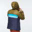 Cotopaxi Fuego Down Hooded Jacket - Mens, Oak/Graphite, Extra Small, FDJ-S22-OAKGRP-M-XS