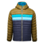 Cotopaxi Fuego Down Hooded Jacket - Mens, Oak/Graphite, Extra Small, FDJ-S22-OAKGRP-M-XS