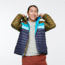 Cotopaxi Fuego Down Hooded Jacket - Mens, Oak &amp; Graphite, 2XL, FDJ-S22-OAKGRP-M-XXL