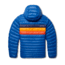 Cotopaxi Fuego Down Hooded Jacket - Mens, Pacific Stripes, Extra Large, FDJ-F22-PACS-M-XL