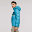 Cotopaxi Fuego Down Hooded Jacket - Mens, Poolside Stripes, Medium, FDJ-S23-PLSTR-M-M