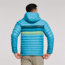 Cotopaxi Fuego Down Hooded Jacket - Mens, Poolside Stripes, Medium, FDJ-S23-PLSTR-M-M