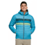Cotopaxi Fuego Down Hooded Jacket - Mens, Poolside Stripes, Medium, FDJ-S23-PLSTR-M-M