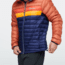 Cotopaxi Fuego Down Hooded Jacket - Mens, Spice &amp; Maritime, Extra Large, FDJ-S22-SPMTM-M-XL