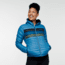 Cotopaxi Fuego Down Hooded Jacket - Womens, Denim Stripes, Extra Small, FDJ-F21-DENS-W-XS