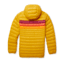 Cotopaxi Fuego Down Hooded Pullover - Womens, Amber Stripes, Extra Large, FDP-F22-AMBS-W-XL