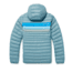 Cotopaxi Fuego Down Hooded Pullover - Womens, Bluegrass Stripes, Small, FDP-F22-BLGS-W-S