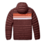 Cotopaxi Fuego Down Hooded Pullover - Womens, Chestnut Stripes, Extra Large, FDP-F22-CHSNTHS-W-XL