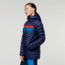 Cotopaxi Fuego Down Hooded Pullover - Womens, Maritime Stripes, Small, FDP-F22-MTMS-W-S